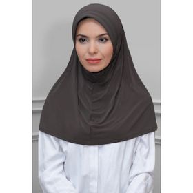 Hürrem Bone 1600-10 Vizon Sandy Sade Geçmeli Eşarp