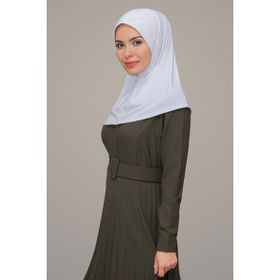 Hürrem Bone 1603-42 Beyaz Sandy Elişi Çiçek İşlemeli Laleli Geçmeli Eşarp