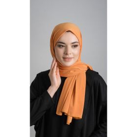 Hürrem Bone 1817_03 Gold Sandy Kumaş Sade Pratik Hazır Geçmeli Eşarp