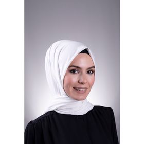 Hürrem Bone 202101_40 Krem Viskon Kumaş Likralı Penye Düz Klasik Şal
