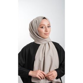 Hürrem Bone 202105_46 Taş Pamuk Caz Sade Düz Klasik Şal