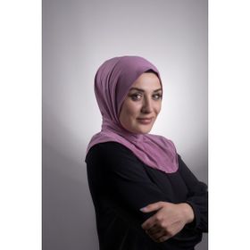 Hürrem Bone 2101-18 Gül Kurusu Sandy Arkadan Çıtçıtlı Geçmeli Eşarp