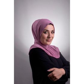 Hürrem Bone 2101-18 Gül Kurusu Sandy Arkadan Çıtçıtlı Geçmeli Eşarp
