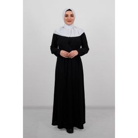 Hürrem Bone 2101-42 Beyaz Sandy Arkadan Çıtçıtlı Geçmeli Eşarp