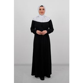 Hürrem Bone 2101-42 Beyaz Sandy Arkadan Çıtçıtlı Geçmeli Eşarp