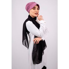 Hürrem Bone 2104_18 Gül Kurusu Viskon Kumaş Şapkalı Aksesuarlı Pratik Hazır Geçmeli Tesettür Bone