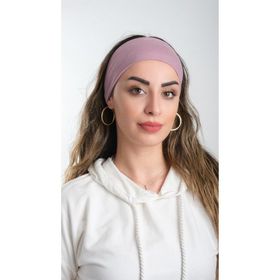 Hürrem Bone 3007_18 Gül Kurusu Viskon Kumaş Sade Pratik Hazır Geçmeli Tesettür Bone