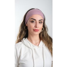 Hürrem Bone 3007_18 Gül Kurusu Viskon Kumaş Sade Pratik Hazır Geçmeli Tesettür Bone