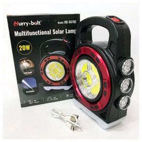 Hurry Bolt HB-6678C Cob Ledli 20 Watt 3 Kademeli Şarjlı Usb Çıkışlı El Feneri
