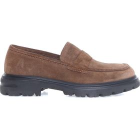 Hush Puppies A43-51 Süet Tütün Kadın Düz Ayakkabı
