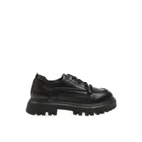 Hush Puppies HP-370-012 Deri Siyah Kadın Düz Ayakkabı
