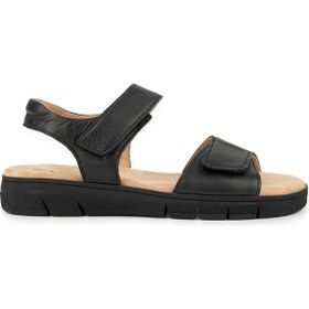 Hush Puppies Jaylli Siyah Anatomik Taban Deri Kadın Sandalet