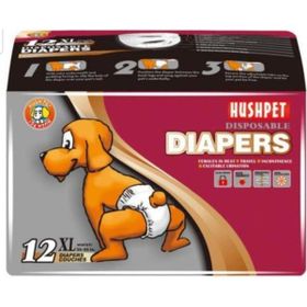Hushpet 12 Adet XL Köpek Alt Tuvalet Bezi
