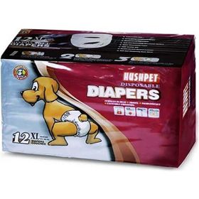Hushpet 12'li Diapers Köpek Çiş Pedi