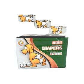 Hushpet 12'li L Ultra Emici Antibakteriyel Köpek Bezi