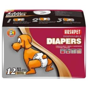 Hushpet XS Beden 12'li Köpekler için Çiş Pedi
