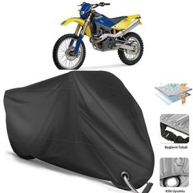 Husqvarna TE 610 Arka Çanta Uyumsuz Ultra Kalın Su Geçirmez Motor Brandası