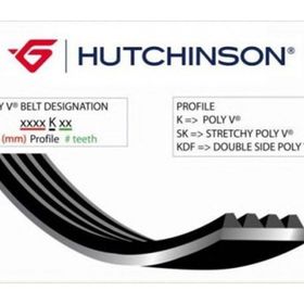 Hutchınson 4PK980 Fıat Punto 1.4 GT 94-98 Hyundaı H100-H1 97-04 Sonata II 88-93 Kanallı Kayış