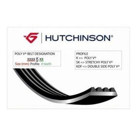 Hutchınson 4PK980 Fıat Punto 1.4 GT 94-98 Hyundaı H100-H1 97-04 Sonata II 88-93 Kanallı Kayış