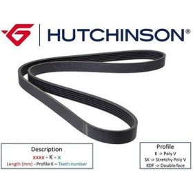 Hutchınson 7PK1600 Alternatör Kayışı