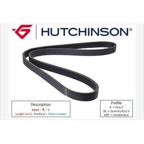 Hutchınson 7PK1675 1675 K 7 Kanallı Kayış