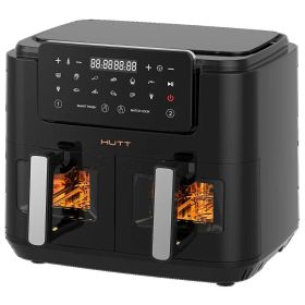 Hutt D9 Çift Hazneli 9 lt Airfryer Yağsız Fritöz