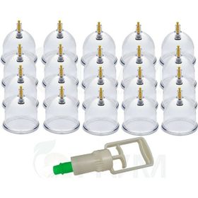 Hvm 20 Adet 7 cm Hacamat Kupası ve Hacamat Pompası