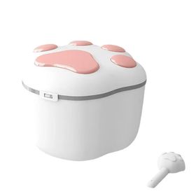 Hwei Mühürlü Neme Dayanıklı Büyük Kapasite Pembe Kedi Mama Kabı