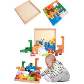HYD Ahşap Hayvanlar Animals Puzzle