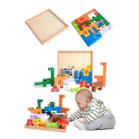 HYD Ahşap Hayvanlar Animals Puzzle