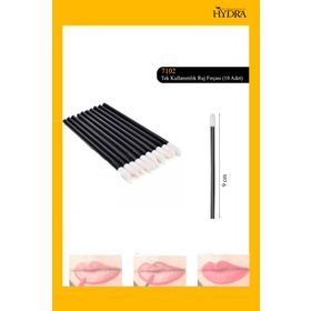 Hydra 10'lu HD-7102 Tek Kullanım Ruj Fırçası