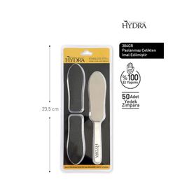 Hydra HD-2220 Yedekli Çelik Ayak Törpü Set