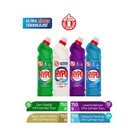 Hyper Hypo 4x750 gr 4 Farklı Koku Ultra Çamaşır Suyu