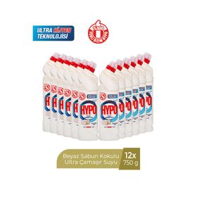 Hyper Hypo 750 ml Beyaz Sabun Ultra Çamaşır Suyu (3 adet)
