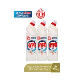 Hyper Hypo 750 ml Beyaz Sabun Ultra Çamaşır Suyu (3 adet)