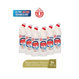 Hyper Hypo 750 ml Beyaz Sabun Ultra Çamaşır Suyu (3 adet)
