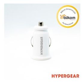 Hypergear 2.1A 2x Beyaz Hızlı Araç Şarj Aleti Başlığı