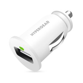 Hypergear 2.1A 2x Beyaz Hızlı Araç Şarj Aleti Başlığı
