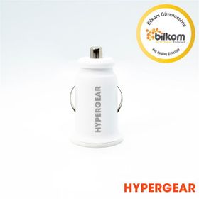 Hypergear 2.1A 2x Beyaz Hızlı Araç Şarj Aleti Başlığı