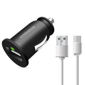 Hypergear 2.1A 2x Hızlı Type C Kablo Siyah Araç Şarj Aleti Set