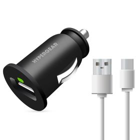 Hypergear 2.1A 2x Hızlı Type C Kablo Siyah Araç Şarj Aleti Set