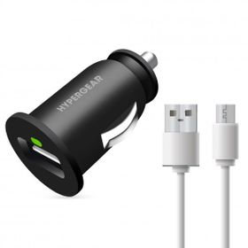 Hypergear 2.1a 2x Micro Kablo Siyah Hızlı Araç Şarj Aleti Set