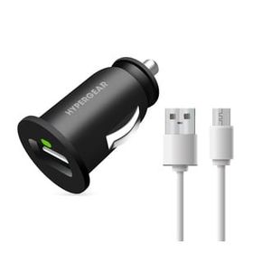 Hypergear 2.1a 2x Micro Kablo Siyah Hızlı Araç Şarj Aleti Set