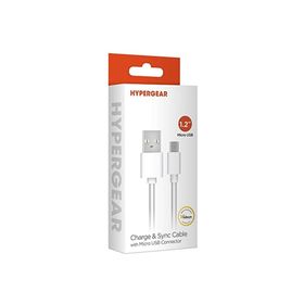 Hypergear Beyaz Micro USB Kablo