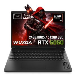 HyperX OMEN 15 15-GB0011NT D2QW7EA Ryzen 7 260 24GB RAM 512GB SSD RTX 5050 FreeDOS 15.3 inç Gaming Laptop
