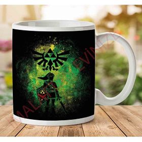 Hyrule Art Legend of Zelda Link Baskılı Kupa