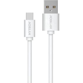 Hytech Beyaz 2 m 2.4A Type-C Şarj Kablosu