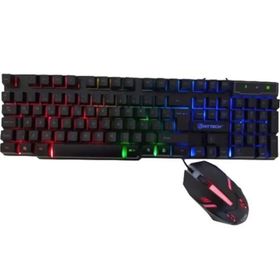 Hytech HKM-X78 Valor Siyah Usb Gökkuşağı Zemin Aydınlatmalı Gaming Oyuncu Klavye + Mouse Set