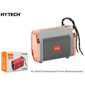 Hytech HY-S30 DC 5V Bluetooth Speaker Gümüş Usb TF Kart