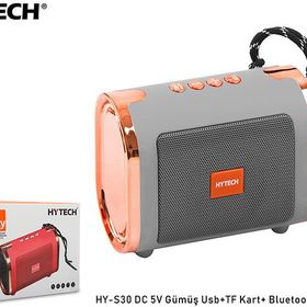 Hytech HY-S30 DC 5V Bluetooth Speaker Gümüş Usb TF Kart